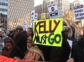 New York'ta Müslümanlar, polisi protesto etti