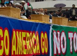 Pakistan'da Amerikan karşıtı gösteri