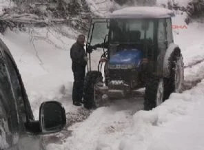 Şile'de yollar kapandı