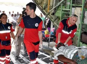 Somali'den 14 yaralı Türkiye'de