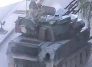 Suriye'de uçaksavar tank vahşeti (video)