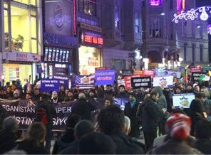 'Afganistan'da ve Filistin'de vahşete son!'