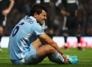 Agüero'yu küçük oğlu sakatlamış