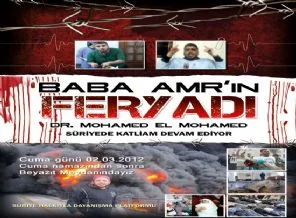 Baba Amr katliamı Beyazıd'da protesto edilecek