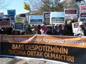 Bingöl'de Suriye direnişine destek eylemi