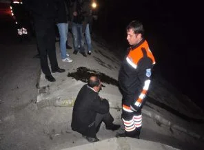 Dereye düştü, sağ çıktı