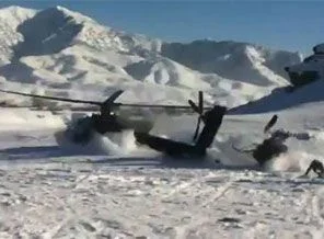 Helikopter böyle düştü