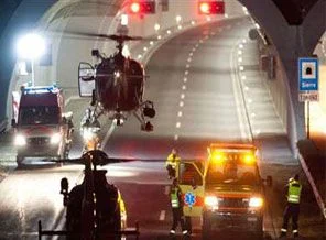 İsviçre'de tünelde kaza: 28 ölü