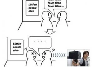 Japonların son icadı: Geveze savar
