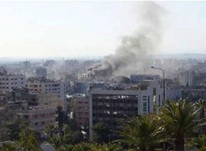 Türkiye'ye en yakın ilçe bombalandı