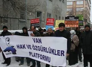 Van'dan Suriye Halkına destek eylemi