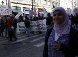 Yunanistan'da, ırkçılık protesto edildi