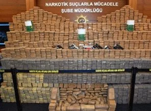 2011 yılında 58 ton uyuşturucu ele geçirildi