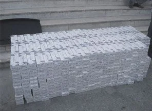 3 bin paket kaçak sigara yakalandı