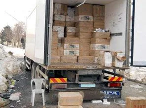 650 bin lira değerinde kaçak sigara ele geçirildi