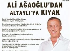 Ağaoğlu Fatih Altaylı'yla dalga geçti