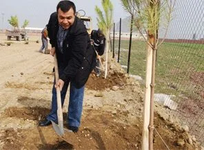 Alparslan Türkeş Koruluğu'na 100 yeni fidan