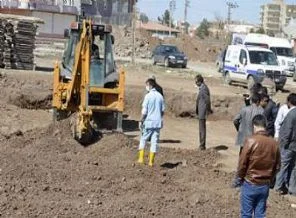 Askeri alanda insan kemikleri bulundu