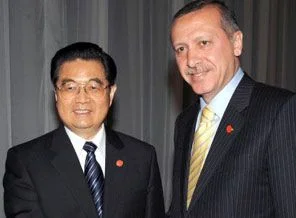 Başbakan Erdoğan Hu Jintao ile görüştü