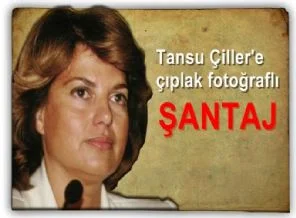 Çiller'e fotoğraf şantajını bir medya grubu yaptı