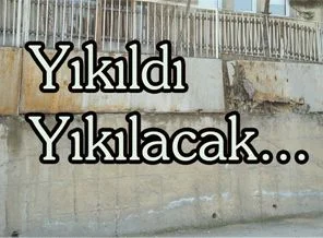 Çürük raporu verilen Polis Lojmanları'nın yıkımına başlandı