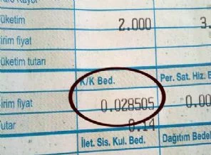 Elektrik faturalarında bir bu eksikti