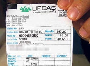 Elektrik faturasında bir bu eksikti