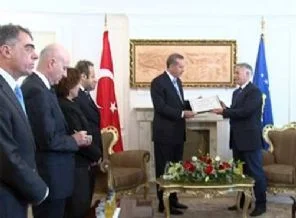 Erdoğan, Kosova Meclis Başkanı Krasniqi ile görüştü