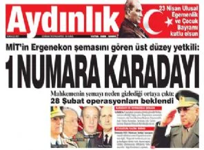 Ergenekon şemasında 1 numara Karadayı...