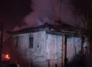 Gümüşhane'de yangın