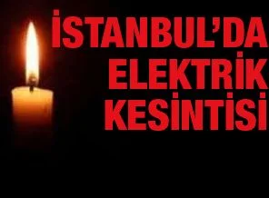 İstanbul'da elektrik kesintisi