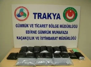 Kapıkule'de 145 bin adet uyuşturucu hap