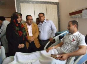 Karman'dan Yemenli hastalara ziyaret
