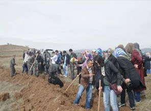 Kutlu Doğum anısına 1000 fidan