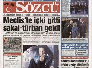 Meclis'te içkinin yasaklanması bu gazeteyi gerdi