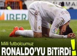 Mehmet Topal Ronaldo'yu bitirdi