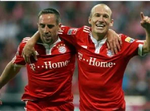 Ribery'den Robben'e yumruk