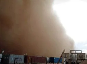 Şanlıurfa'da toz bulutu yaşamı olumsuz etkiliyor