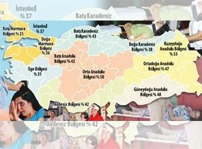 Şiddetin haritası çıkartıldı