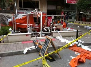 Tüp patlaması bomba etkisi yaptı
