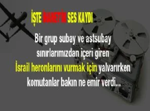 Türkiye'yi sarsacak ses kaydı
