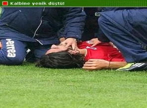 Yeşil sahada ölüm...
