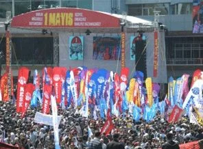 1 Mayıs böyle kutlandı