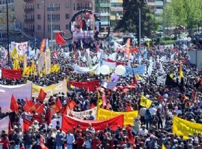 Ankara'daki 1 Mayıs kutlamalarında bir ilk