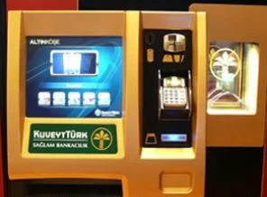 Banka kartıyla altın çekilebilecek