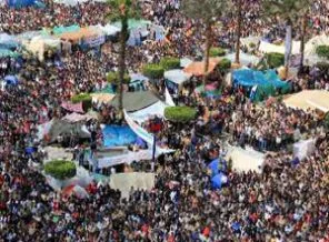 Beyrut'ta protesto gösterisi