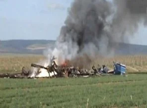Cinayet sanığı helikopter düşünce öldü