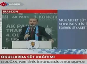Erdoğan: Süt aktır, Ak Parti de ordan geliyor