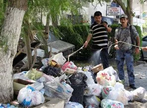 Grev çöp yığını oluşturdu