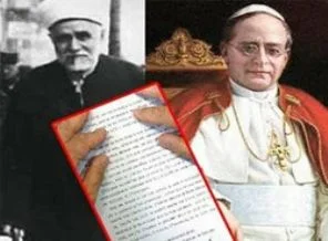 Hilafetin kurulması için Vatikan'dan yardım istemiş